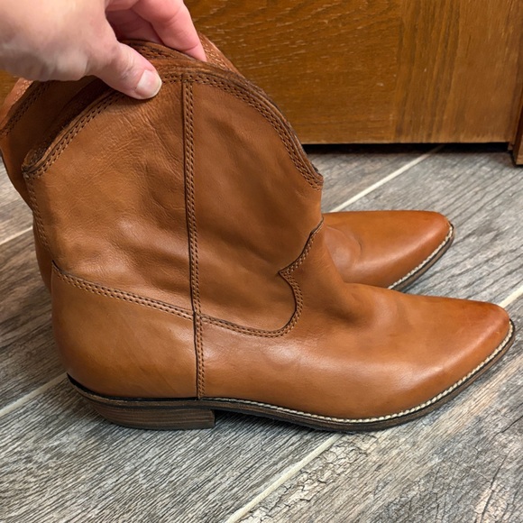 Nicole Women’s “Passionate” Western Ankle Boot, Cognac, Size 8 - Picture 4 of 10